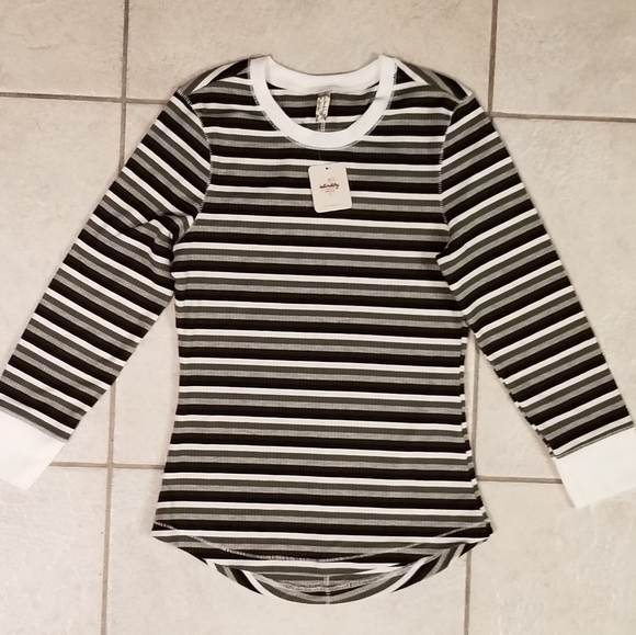 Free People "Good On You Army" 3/4 Sleeve … - Picture 6 of 7